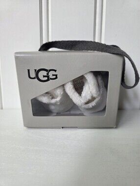 UGG Infant Bixbee Booties Vanilla 1103497I-VAN Authentic New Unisex Size 0-1 XS